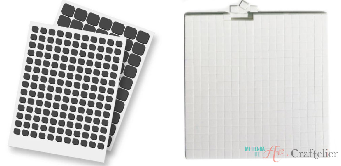 3D foam squares