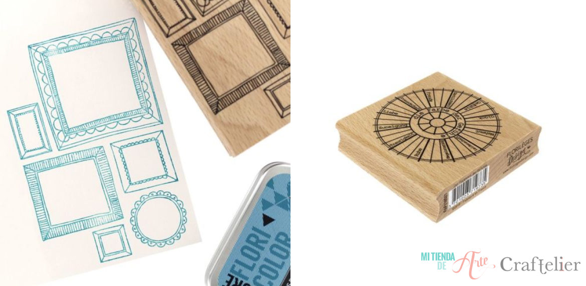 Wooden stamps- Florileges Design