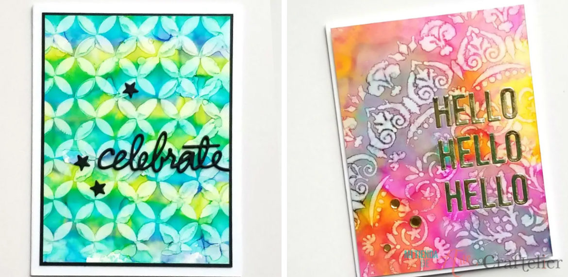Alcohol Ink Stencil