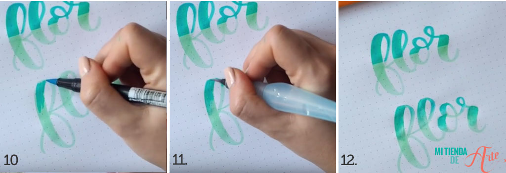 Lettering using Tombow 5