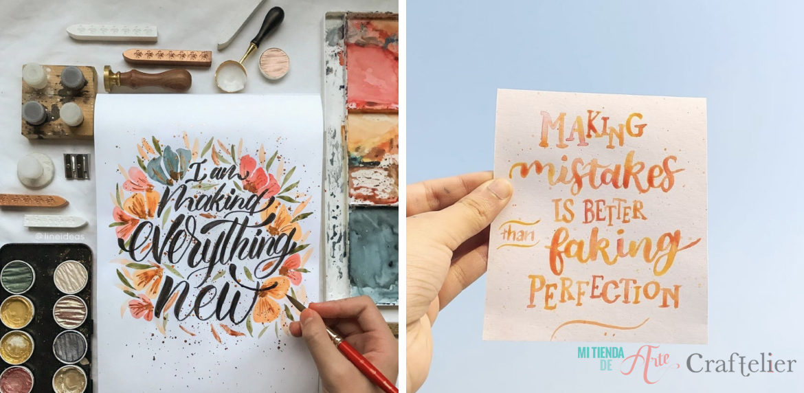 Watercolour Lettering