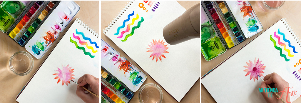Watercolour layers