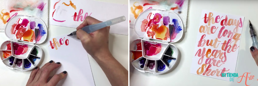 watercolour markers