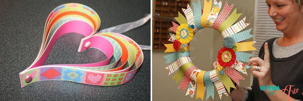 wreath of paper