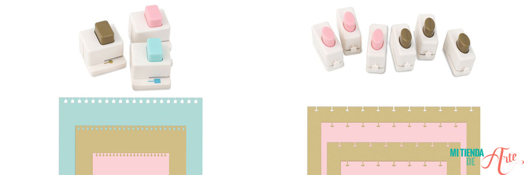uncher with interchangeable heads for most planners