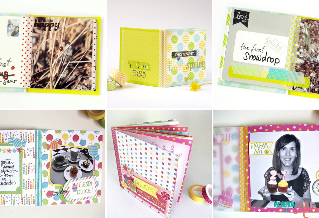 binding with washi tape