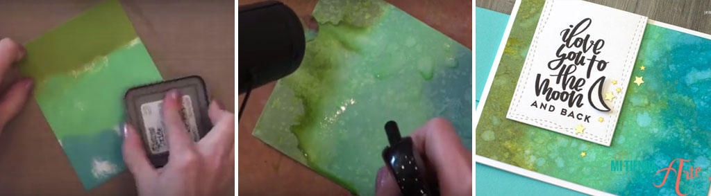 how to blend distress inks