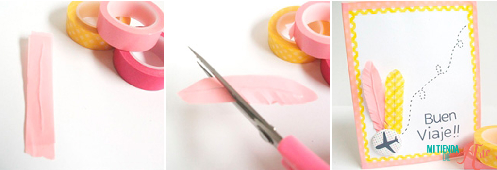 feathers washi tape