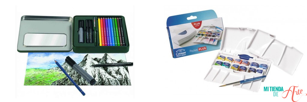 watercolour pencil for painting stamps