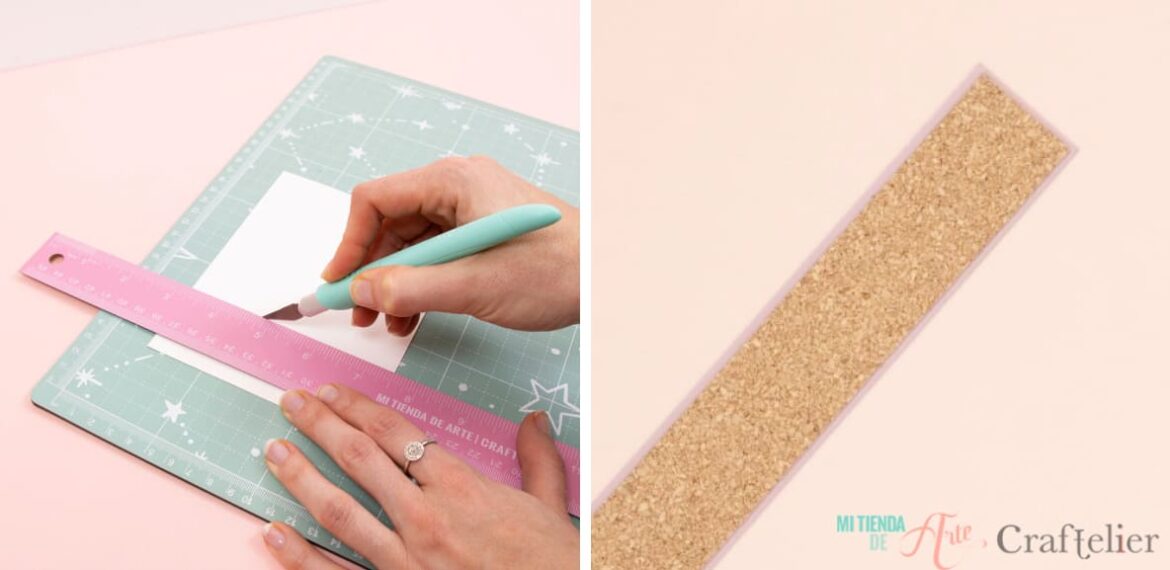 craft metalic ruler