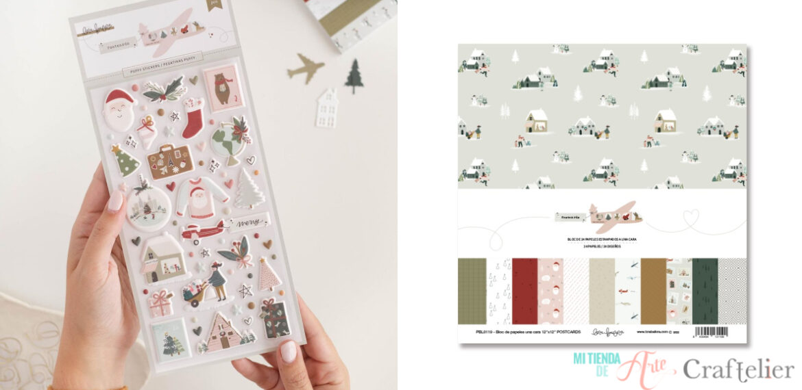 postcards by lora bailora winter collection at craftelier uk